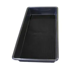 Drip tray without grating for small containers 65 l, 1000 x 550 x 150 mm