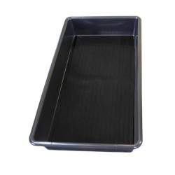 Wanna wychwytowa bez kratownicy pod małe pojemniki 65 l, 1000 x 550 x 150 mm