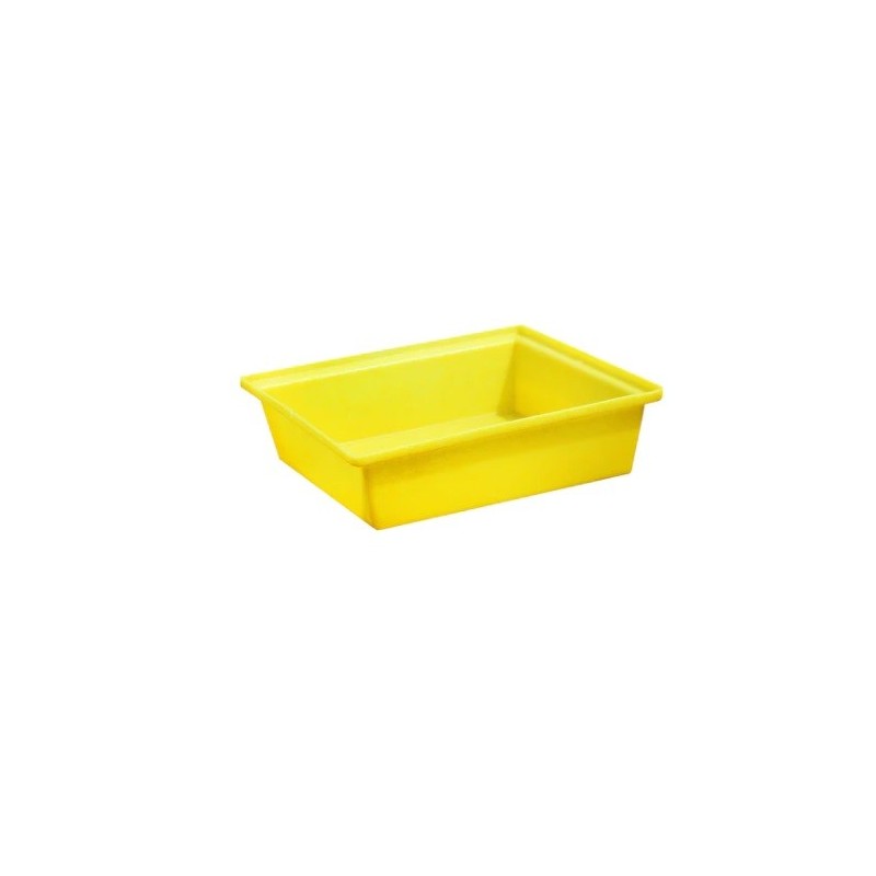 Wanna wychwytowa bez kratownicy pod małe pojemniki 45 l, 630 x 590 x 175 mm