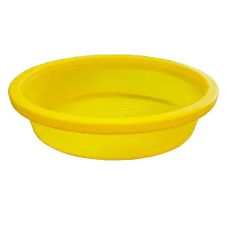 Spill containment tray, round without grating for 1 drum ø 870 x 190 mm, 50 l