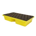 Drain tray with grid for small containers
