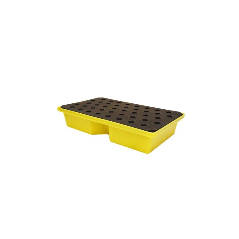 Wanna wychwytowa z kratownicą pod małe pojemniki 63 l, 1000 x 605 x 200 mm