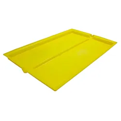 Drip tray without grating for small containers 60 l, 1450 x 840 x 70 mm