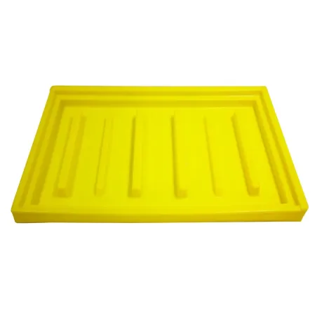 Spill pallet without grating for 2 200 L drums