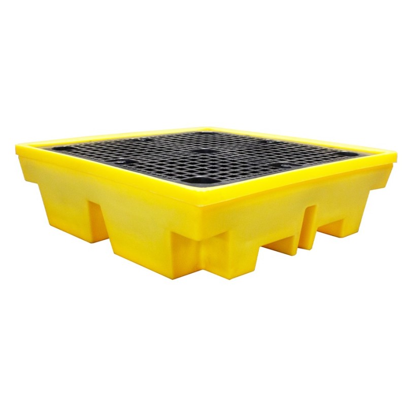 Wanna wychwytowa z kratownicą pod 4 beczki 1310 x 1310 x 370 mm