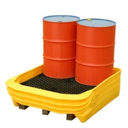 Catch basin without grating for 4 barrels 1500 x 1300 x 440 mm, 310 l