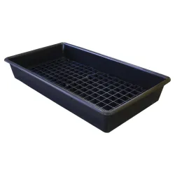 Drip tray with grating for small containers 64.5 l, 1000 x 550 x 150 mm