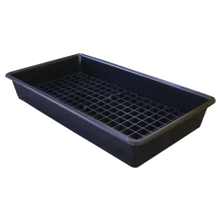 Catch basin with grate for small containers