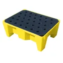 Catch basin with grating for small containers