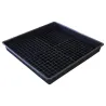 Drip tray with grating for small containers 99 l, 1000 x 1000 x 120 mm