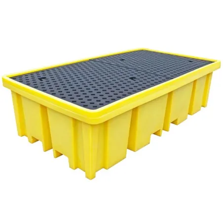 High-profile catch basin with grate, increased load capacity