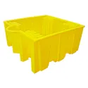 Drip tray without grating for 1 IBC 1765 x 1455 x 710 mm, yellow