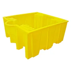 Spill containment sump without grating for 1 IBC 1765 x 1445 x 710 mm