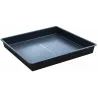 Containment tray without grating for small containers 100 l, 1000 x 1000 x 120 mm