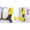 Flexible SM barrier for rack protection, 400 x 1100 mm
