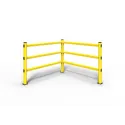 Modular flexible PED 90 barrier, 1180 mm x mm
