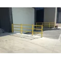 Modular flexible PED 90 barrier, 1180 mm x mm