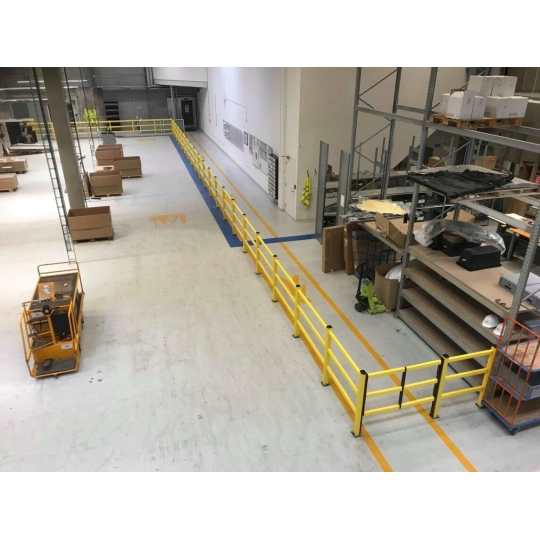 Modular flexible PED 90 barrier, 1180 mm x mm