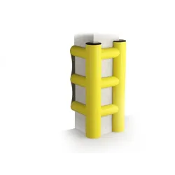 Flexible guard for protecting columns HUG TOWER 3 sides