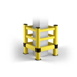 Flexible barrier for protecting TOWER LINK/3 columns