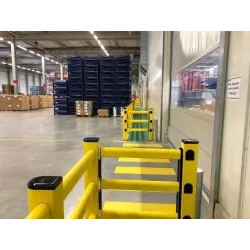 DP 90 SWING gate for the PED 90 barrier, single-leaf, double-sided