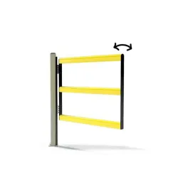 DP 90 SWING gate for the PED 90 barrier, single-leaf, double-sided