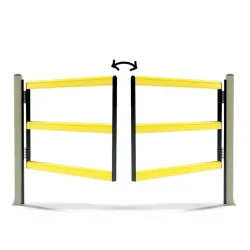 DP 90 SWING DOUBLE gate for the PED 90 barrier double-leaf double-sided