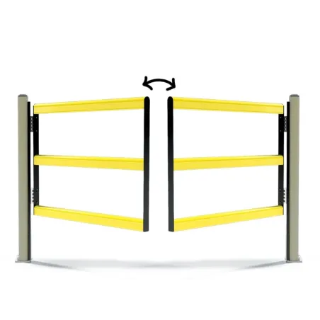 DP 90 SWING DOUBLE gate for PED 90 barrier double-leaf double-sided