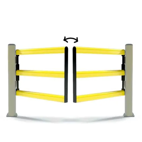 DP 150 SWING DOUBLE gate for the PED 150 barrier, double-leaf, double-sided