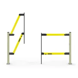 LIFT GATE 90 DOUBLE gate for PED 90 barrier double-leaf top bottom