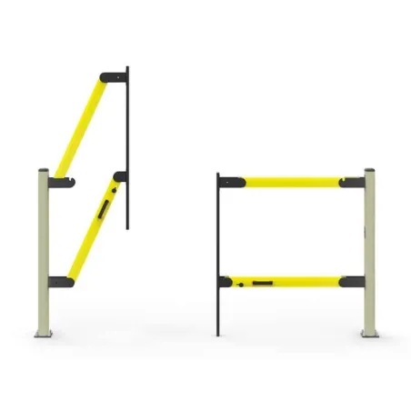 LIFT GATE 90 DOUBLE gate for the PED 90 barrier double-leaf top bottom