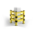 Flexible barrier for protecting columns TOWER 2 sides