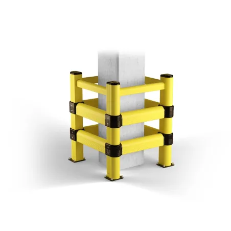 Flexible barrier for protecting columns TOWER 2 sides