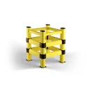 Flexible barrier for protecting columns TOWER 2 sides