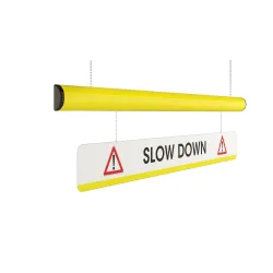 Height limiter WARNING BAR with warning markings 3000 mm