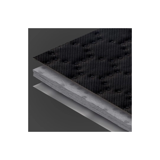 Three-layer sorbent, universal mat, anti-slip