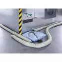 Sorbent, sleeve for oil only, ø 7.5 cm x 3 m, 8 pcs, 8 kg