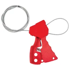 Nylon cable lock, galvanized cable 1.8 m