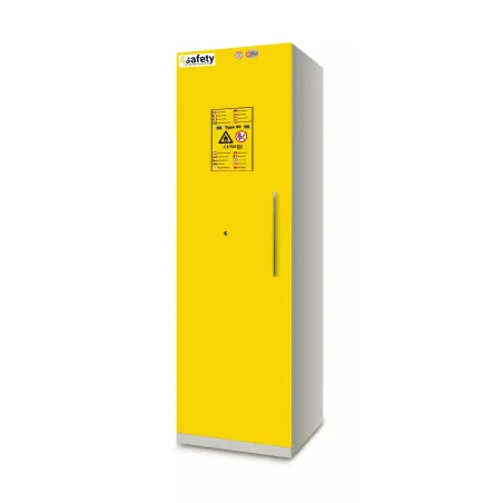 Fire-resistant cabinet size M 90 min 595 x 600 x 1950 mm, yellow doors
