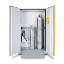 Szafa ognioodporna na 3-4 butle gazowe rozmiar XL 30 min 1200 x 600 x 2050 mm, drzwi i korpus szary