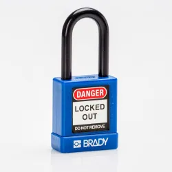 Intrinsically safe padlock, standard body, intrinsically safe shackle - set of 6 pcs.
