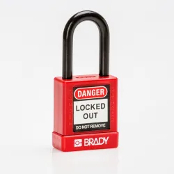 Intrinsically safe padlock, standard body, intrinsically safe shackle - set of 6 pcs.