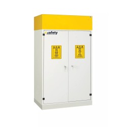 Szafa zabezpieczająca na substancje niebezpieczne ze ścianą działową rozmiar XL 1140 x 600 x 1900 mm