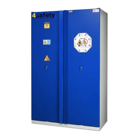 Fireproof cabinet for storing lithium-ion batteries