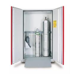 Szafa ognioodporna na 3-4 butle gazowe rozmiar XL 60 min 1400 x 600 x 2050 mm, drzwi i korpus szary