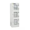 Safety cabinet for chemicals and corrosive substances with partition walls and glazed doors size M 600 x 600 x 195