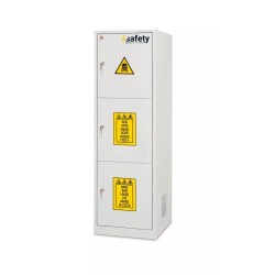 Szafa zabezpieczająca CS BASIC PLUS na chemikalia i substancje żrące, 3 moduły, rozmiar M 600 x 600 x 1950 mm