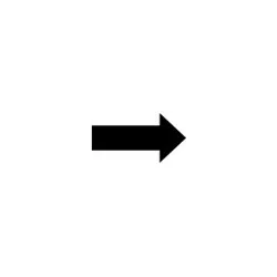 Symbol MONO ALU color 4signal 25W - one-way arrow - optics: standard/wide-angle
