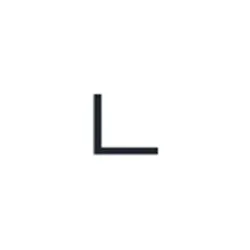 MONO ALU symbol color 4signal 25W - "L" line - optics: standard/wide-angle