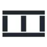 MONO ALU symbol color 4signal 25W - stripes in the frame - optics: wide-angle